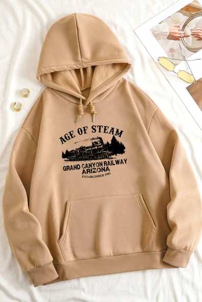 Age Of Steam Baskılı Sweatshirt - 9