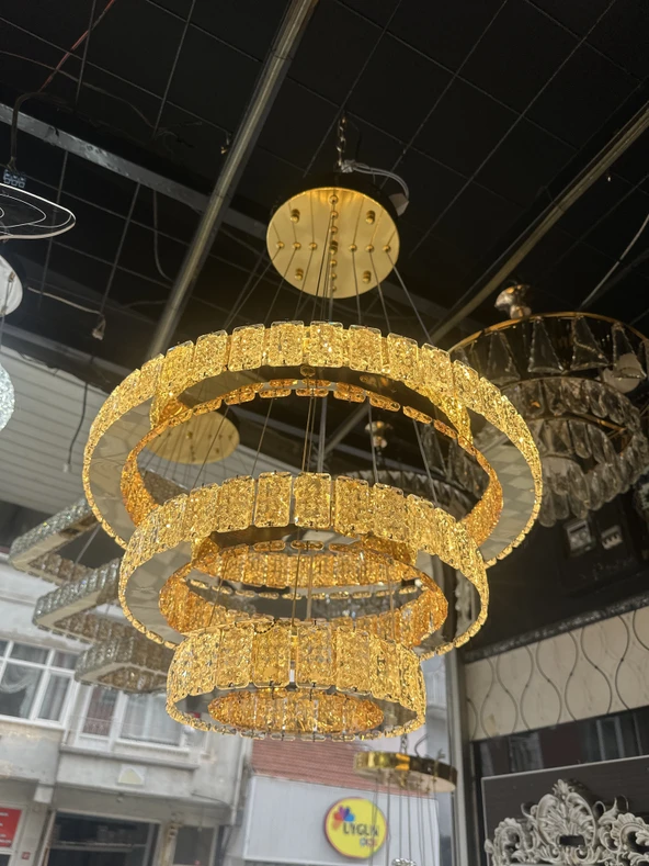 kristal gold avize - 2