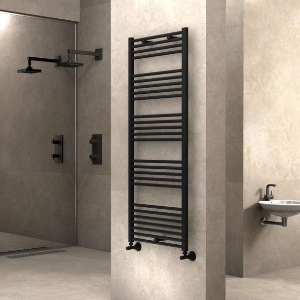 Radiva Haiti Havlupan 600x1500 Düz Mat Siyah