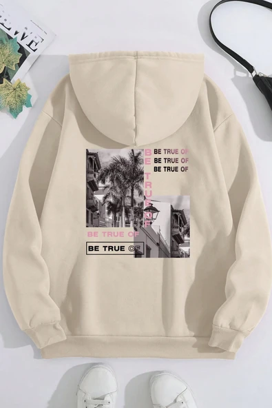 Be True Of  Baskılı Sweatshirt - 7
