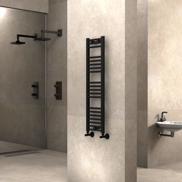 Radiva Haiti Havlupan 300x1100 Düz Mat Siyah