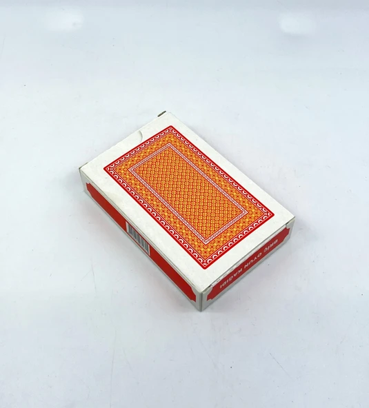 Kızıl Ay Briç Oyun Kartı Destesi - Kırmızı - Resim 2