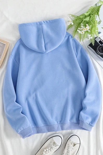 California Baskılı Oversize Sweatshirt - 2
