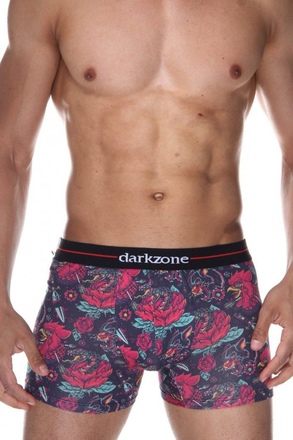 Darkzone Horoz Desenli Dijital Baskılı Erkek Boxer - 2