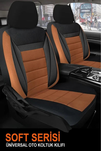 KURRA STORE Mercedes-benz T-mod. (s124) 200 T D (72 Hp) 1985 Trend Serisi Tay Tüyü Oto Koltuk Kılıfı TABA