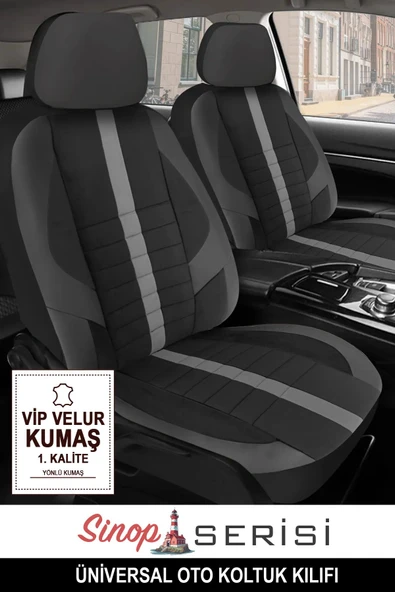 KURRA STORE Dacia Logan Mcv Ambiance 1.6 Lpg Euro5 7 Kisilik 2011 VERUL SERİSİ TAM SET OTO KOLTUK KILIFI SİYAH