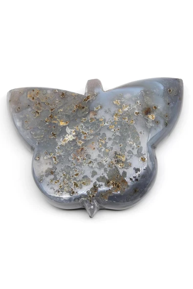 Ametist Doğal Taş Kelebek - Resim 2