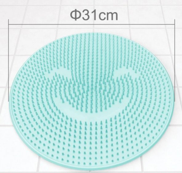 Vantuzlu Banyo Fırçası Masaj Pedi Sırt Masajı - 4