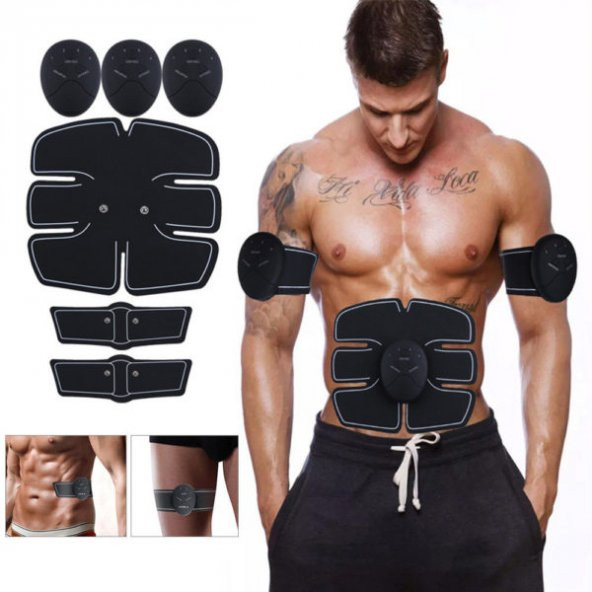 SixPad Abs Spor Vücut Geliştirici Elektronik Kemer 6lı Mobile Gym - 1