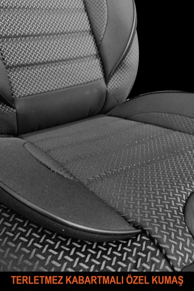 KURRA STORE Mercedes-benz Clc (cl203) Clc 200 Cdı Dpf (150 Hp) 2011 Trend JAKAR Oto Koltuk Kılıfı SİYAH - Resim 3