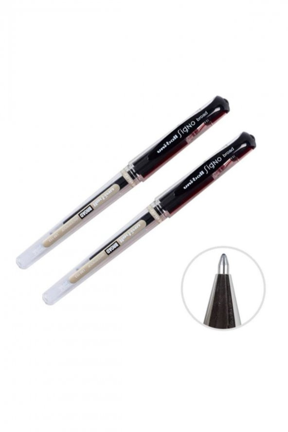 Siyah İmza Kalemi Um-153 Signo Broad Roller Kalem 1,0 Mm 2 Adet ürün görseli