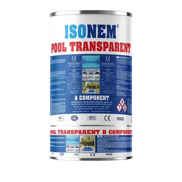 İsonem Pool Havuz Boyası Transparent 4.5 Kg Şeffaf ürün görseli 1