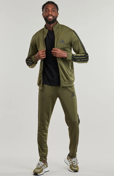 adidas 3-Stripes Erkek Yeşil Günlük Stil Eşofman Takımı JI8854 ürün görseli