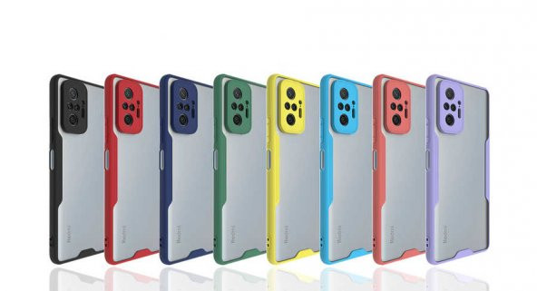 Xiaomi Redmi Note 10 Pro Kılıf Parfe Kenarları Pastel Renk Silikon - 10