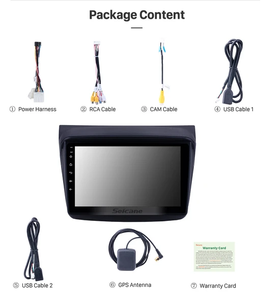 Fimex MITSUBISHI L200 2006-2014 MULTİMEDYA NAVİGASYON USB KAMERA CARPLAYER - Resim 3