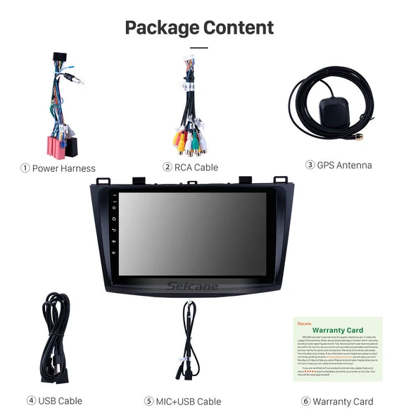 Fimex MAZDA 3 2010-2013 MULTİMEDYA NAVİGASYON USB KAMERA CARPLAYER - 3