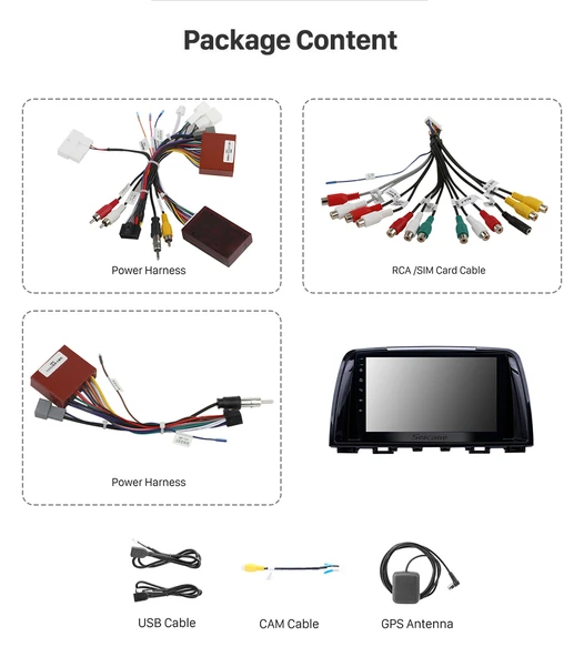 Fimex MAZDA 6 2012-2017 MULTİMEDYA NAVİGASYON USB KAMERA CARPLAYER - 2