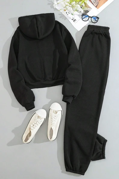 Unisex Fermuarlı Ceket Takım Eşofman Takımı - 4