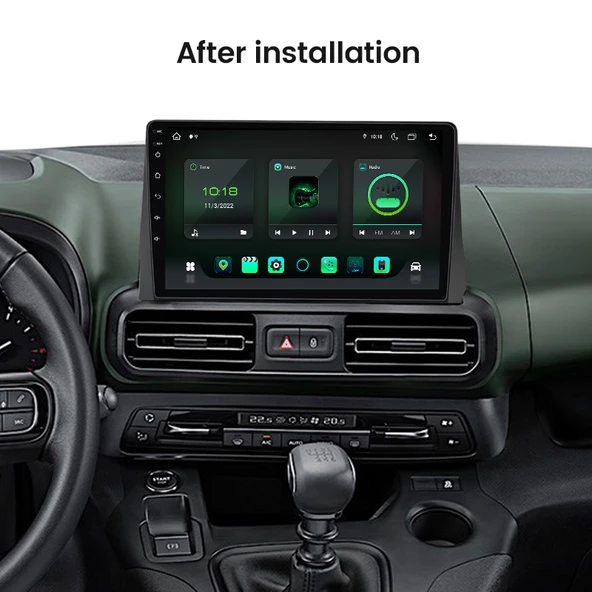 Fimex CITROEN BERLINGO 2019+ MULTİMEDYA NAVİGASYON USB KAMERA CARPLAYER - Resim 2