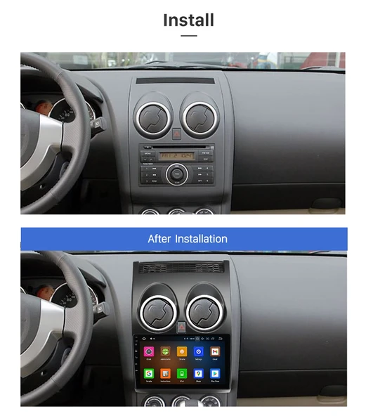 Fimex NISSAN QASHQAI 2008-2014 MULTİMEDYA NAVİGASYON USB KAMERA CARPLAYER - Resim 2