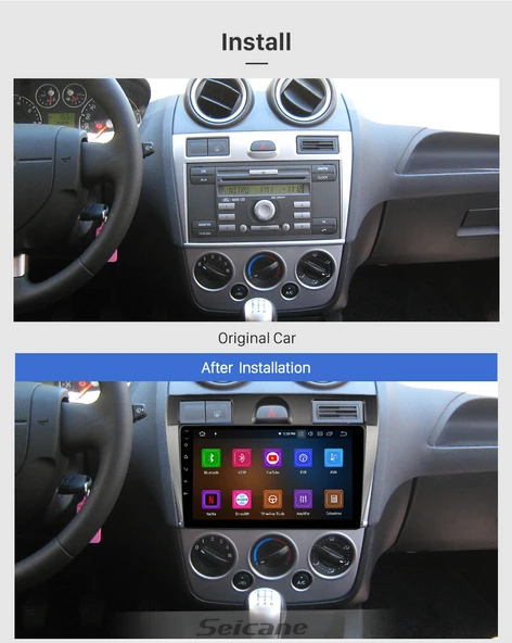 Fimex FORD FIESTA 2006-2011 MULTİMEDYA NAVİGASYON USB KAMERA CARPLAYER - Resim 2
