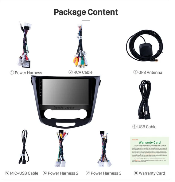 Fimex NISSAN QASHQAI MANUAL A/C 2014+ MULTİMEDYA NAVİGASYON USB KAMERA CARPLAYER - Resim 3