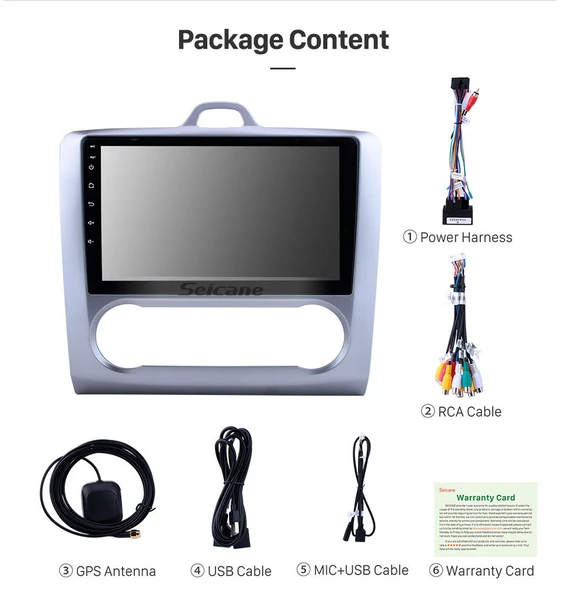 Fimex FORD FOCUS 2 DİJİTAL 1999-2008 MULTİMEDYA NAVİGASYON USB KAMERA CARPLAYER - 3