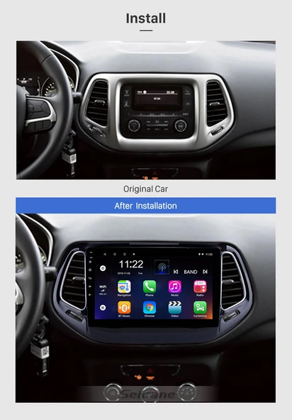 Fimex JEEP COMPASS 2017+ MULTİMEDYA NAVİGASYON USB KAMERA CARPLAYER - 2