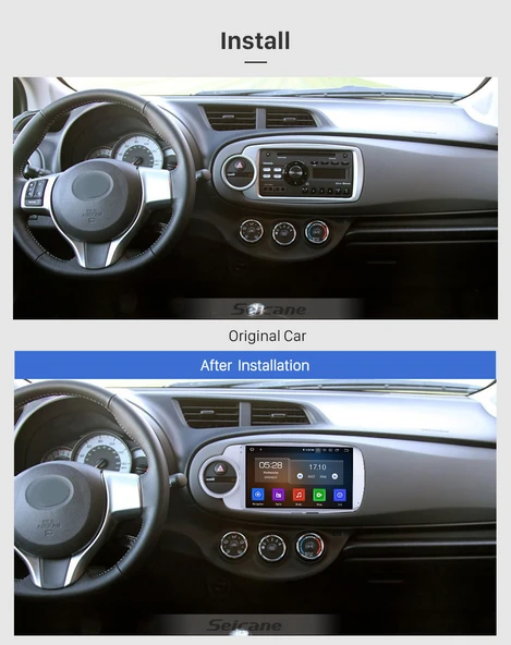 Fimex TOYOTA YARIS 2012-2018 MULTİMEDYA NAVİGASYON USB KAMERA CARPLAYER - 2