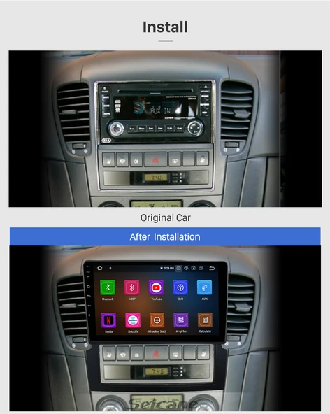 Navigold KIA SORENTO 2004-2008 MULTİMEDYA NAVİGASYON USB KAMERA CARPLAYER - Resim 2