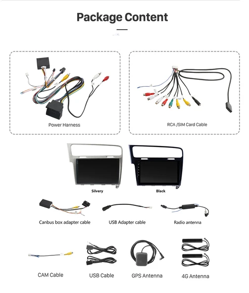 Fimex VW GOLF 7 2013+ MULTİMEDYA NAVİGASYON USB KAMERA CARPLAYER - 3
