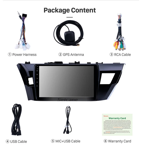 Navigold TOYOTA COROLLA 2014 MULTİMEDYA NAVİGASYON USB KAMERA CARPLAYER - Resim 3