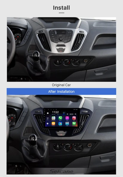 AVGO FORD TRANSİT 2013-2019 MULTİMEDYA NAVİGASYON USB KAMERA CARPLAYER - Resim 2