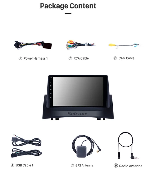 Navigold RENAULT MEGANE 2 2009-2014 MULTİMEDYA NAVİGASYON USB KAMERA CARPLAYER - 2