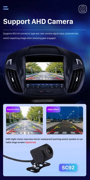 Fimex FORD KUGA TESLA 2013-2018 MULTİMEDYA NAVİGASYON USB KAMERA CARPLAYER - 2