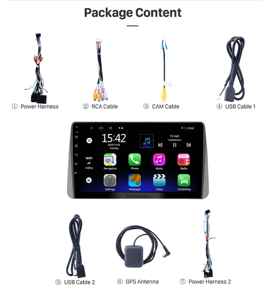 AVGO FIAT EGEA 2016-2020 MULTİMEDYA NAVİGASYON USB KAMERA CARPLAYER - 3
