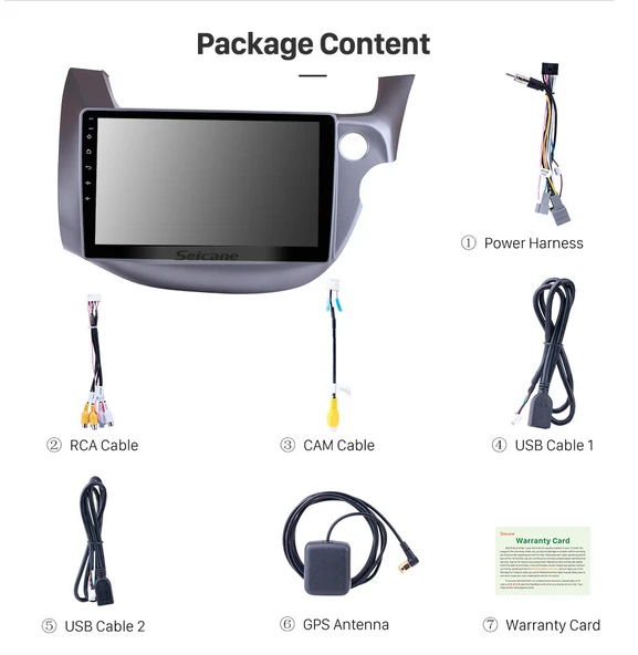 Navigold HONDA JAZZ 2008-2013 MULTİMEDYA NAVİGASYON USB KAMERA CARPLAYER - 3