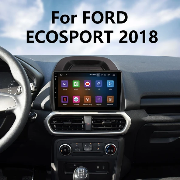 AVGO FORD ECOSPORT 2017+ MULTİMEDYA NAVİGASYON USB KAMERA CARPLAYER ürün görseli