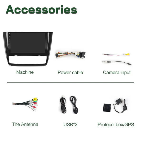 AVGO BMW 1 SERIES A/C E81-E82-E87-E88 2004-2012 MULTİMEDYA NAVİGASYON USB KAMERA CARPLAYER - Resim 3