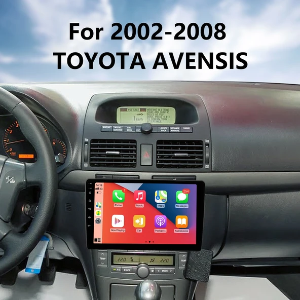 Navixx TOYOTA AVENSIS 2002-2008 MULTİMEDYA NAVİGASYON USB KAMERA CARPLAYER ürün görseli