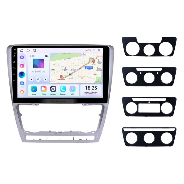 Navixx SKODA OCTAVIA 2007-2014 MULTİMEDYA NAVİGASYON USB KAMERA CARPLAYER ürün görseli 1