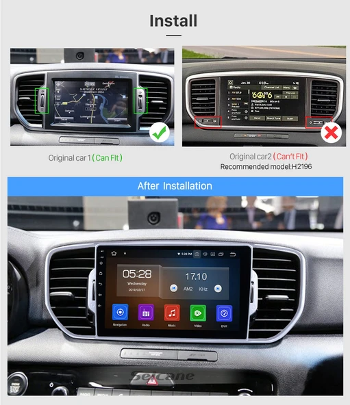 Navixx KIA SPORTAGE 2016-2018 MULTİMEDYA NAVİGASYON USB KAMERA CARPLAYER - Resim 2