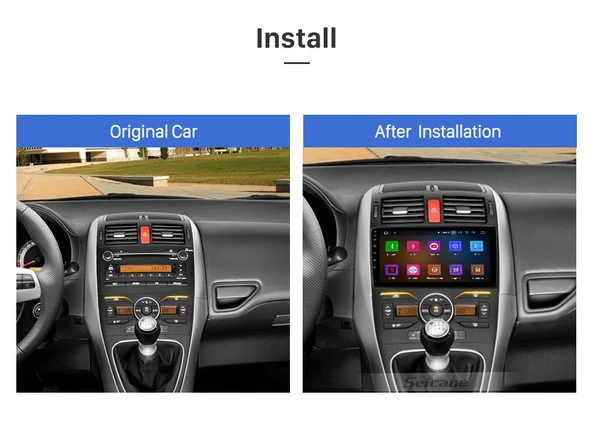 Navixx TOYOTA AURIS 2006-2011 MULTİMEDYA NAVİGASYON USB KAMERA CARPLAYER - Resim 2