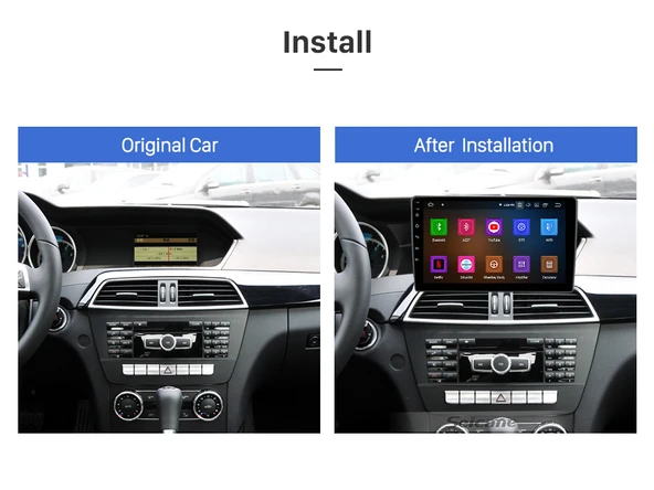 Navixx MERCEDES BENZ C CLASS 2011-2015 MULTİMEDYA NAVİGASYON USB KAMERA CARPLAYER - 2