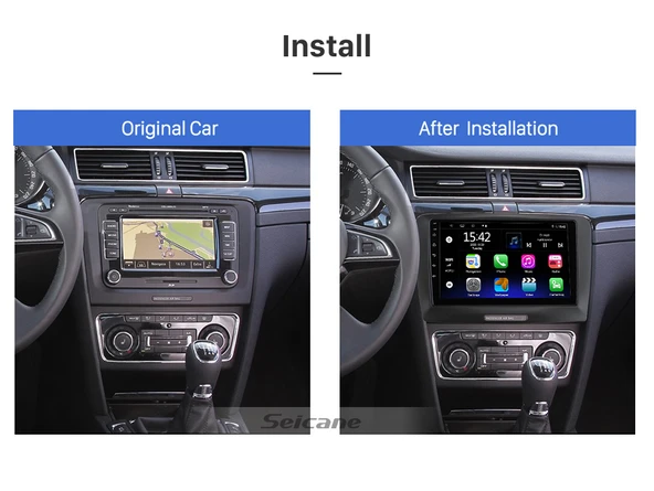 AVGO SKODA SUPERB 2009-2014 MULTİMEDYA NAVİGASYON USB KAMERA CARPLAYER - Resim 2