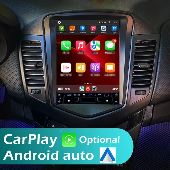 AVGO CHEVROLET CRUZE 2009-2014 TESLA MULTİMEDYA NAVİGASYON USB KAMERA CARPLAYER - Resim 2