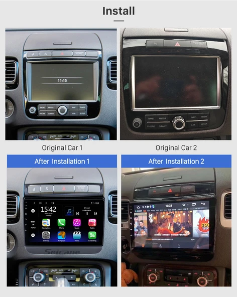 Navixx VW TOUAREG 2011-2017 MULTİMEDYA NAVİGASYON USB KAMERA CARPLAYER - Resim 2