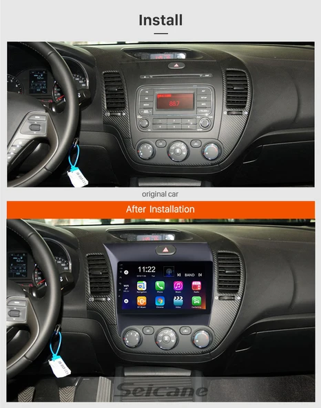 AVGO KIA CERATO K3 2012-2018 MULTİMEDYA NAVİGASYON USB KAMERA CARPLAYER - Resim 2