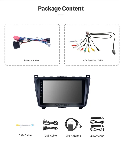 AVGO MAZDA 6 2003-2013 MULTİMEDYA NAVİGASYON USB KAMERA CARPLAYER - Resim 3