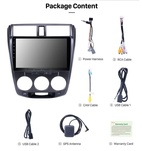 Navixx HONDA CITY M/C 2006-2016 MULTİMEDYA NAVİGASYON USB KAMERA CARPLAYER - 2
